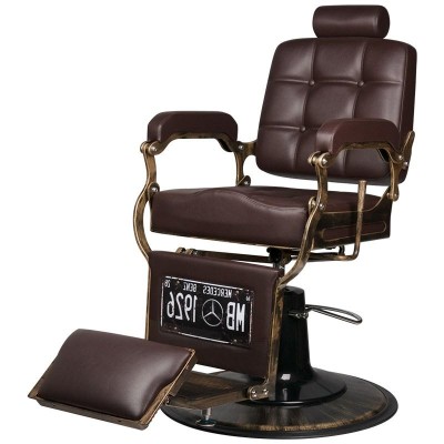 GABBIANO FOTEL BARBERSKI BOSS BRĄZOWY -Fotele barberskie- 