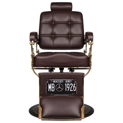GABBIANO FOTEL BARBERSKI BOSS BRĄZOWY -Fotele barberskie- 