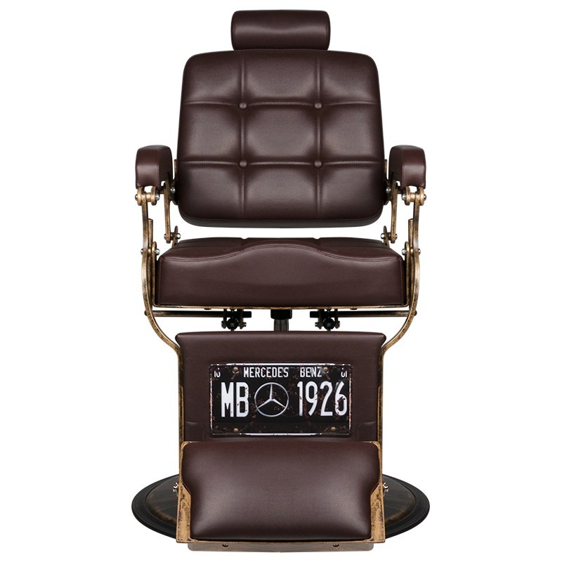 GABBIANO FOTEL BARBERSKI BOSS BRĄZOWY -Fotele barberskie- 