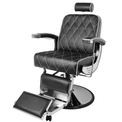 GABBIANO FOTEL BARBERSKI IMPERIAL CZARNY -Fotele barberskie- 
