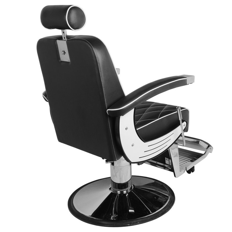 GABBIANO FOTEL BARBERSKI IMPERIAL CZARNY -Fotele barberskie- 