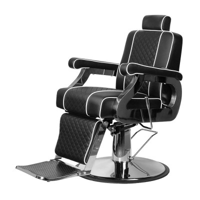 GABBIANO FOTEL BARBERSKI PAULO CZARNY -Fotele barberskie- 