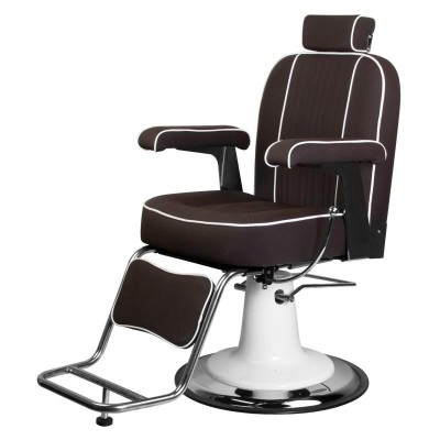 GABBIANO FOTEL BARBERSKI AMADEO BRĄZOWY -Fotele barberskie- 