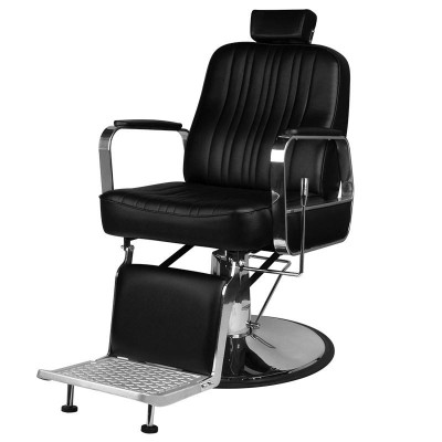 GABBIANO FOTEL BARBERSKI PATRIZIO CZARNY -Fotele barberskie- 