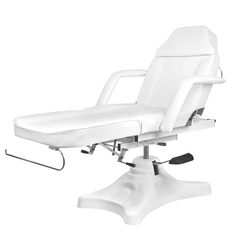 FOTEL KOSMETYCZNY HYD. A 234D Z KOŁYSKĄ BIAŁY -Fotele kosmetyczne- 