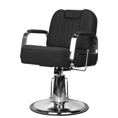 GABBIANO FOTEL BARBERSKI RUFO CZARNY -Fotele barberskie- 