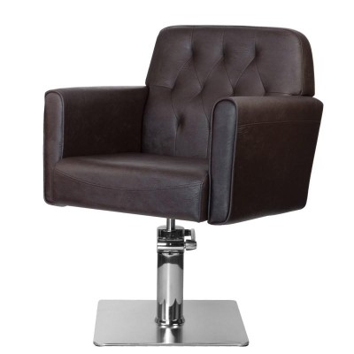 GABBIANO FOTEL FRYZJERSKI HAMBURG BRĄZOWY -Fotele fryzjerskie- 