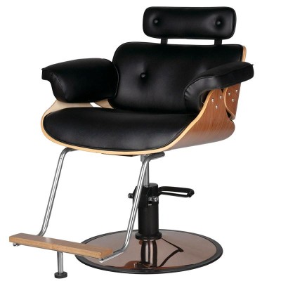 GABBIANO FOTEL FRYZJERSKI FLORENCJA ORZECH CZARNY -Fotele fryzjerskie- 