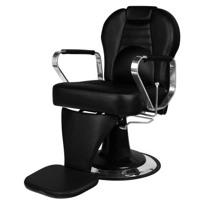 GABBIANO FOTEL BARBERSKI TIZIANO CZARNY -Fotele barberskie- 