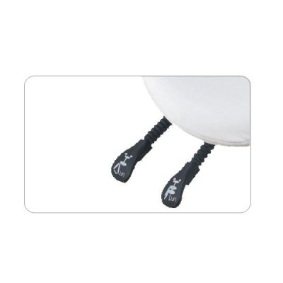 White cosmetic stool with casters
