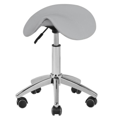 TABORET KOSMETYCZNY AM-302 SZARY -Taborety kosmetyczne i hokery- 