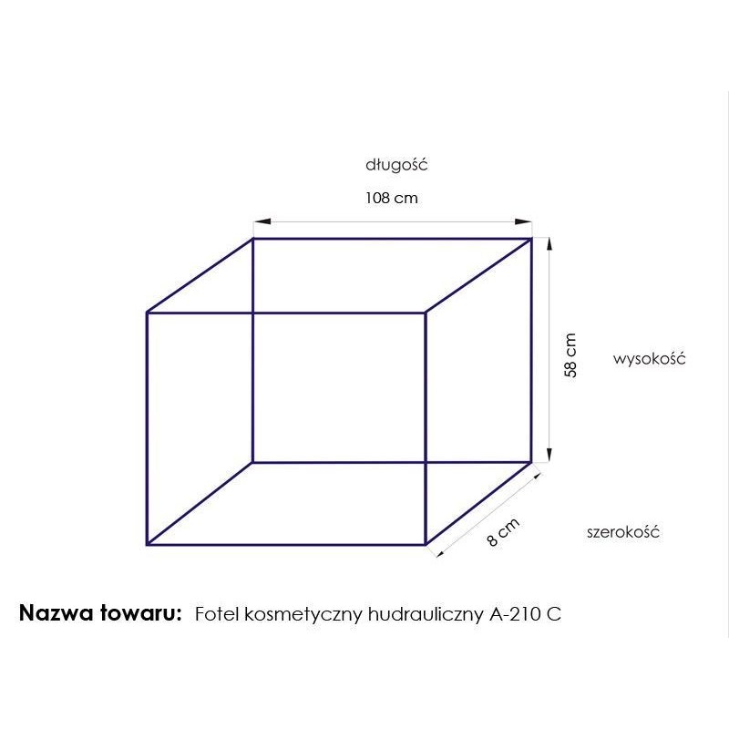 FOTEL KOSMETYCZNY HYD. A 210C PEDI SZARY -Fotele kosmetyczne- 