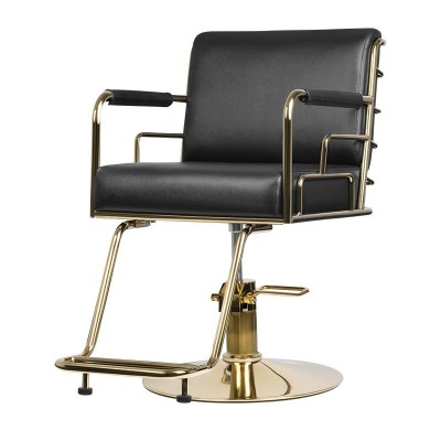 GABBIANO FOTEL FRYZJERSKI PRATO ZŁOTO - CZARNY -Fotele fryzjerskie- 