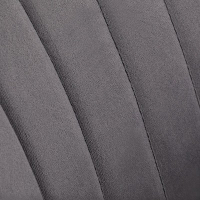 HOKER BAROWY QS-B16G AKSAMIT SZARY -Recepcje- 