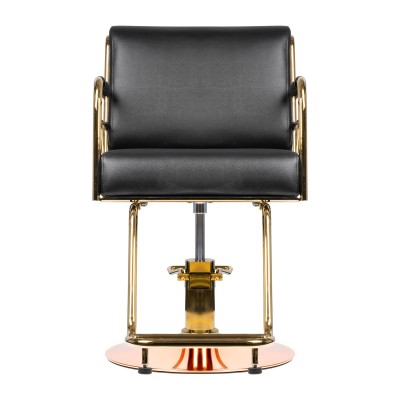 GABBIANO FOTEL FRYZJERSKI PRATO ZŁOTO - CZARNY -Fotele fryzjerskie- 
