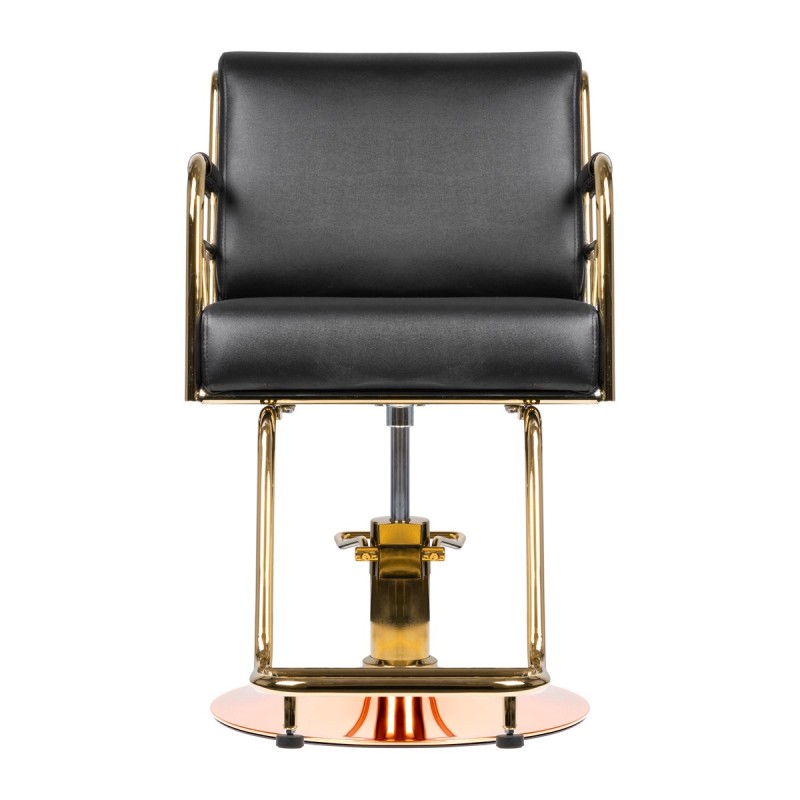 GABBIANO FOTEL FRYZJERSKI PRATO ZŁOTO - CZARNY -Fotele fryzjerskie- 