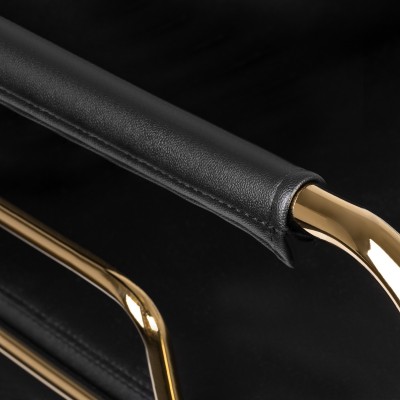 GABBIANO FOTEL FRYZJERSKI PRATO ZŁOTO - CZARNY -Fotele fryzjerskie- 