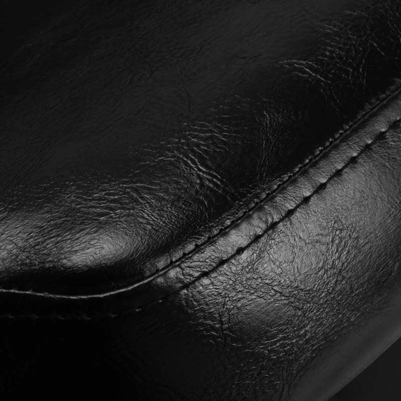 Czarna krzesło fryzjerskie elegancki design