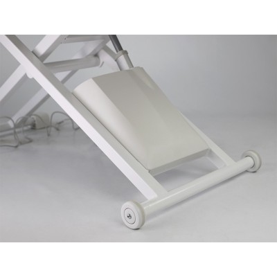 Biały elektryczny fotel do masażu Iora