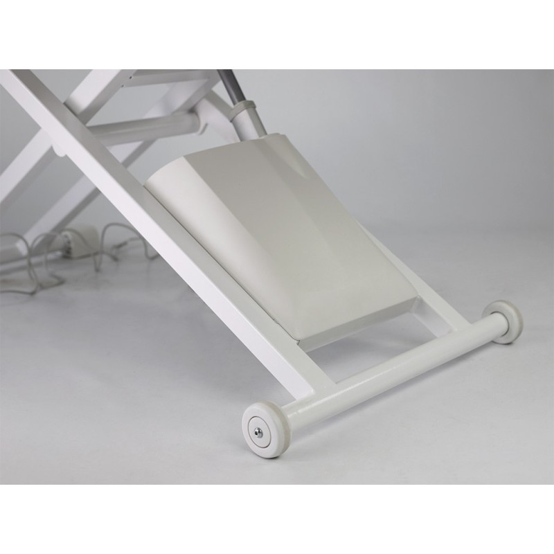 Biały elektryczny fotel do masażu Iora