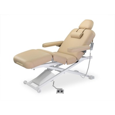 Biały elektryczny fotel do masażu Iora