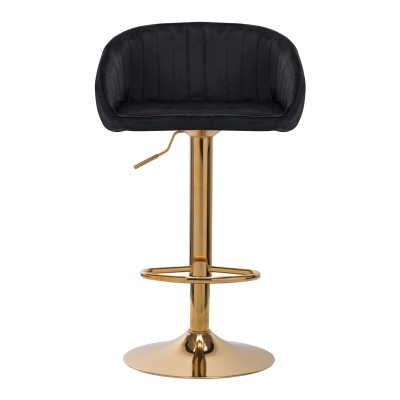 HOKER BAROWY QS-B16G AKSAMIT CZARNY -Recepcje- 