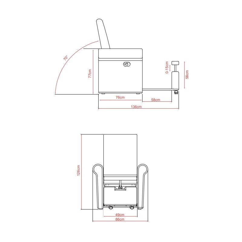 HS 5200 - Fotel Pedicure -Fotele pedicure- 