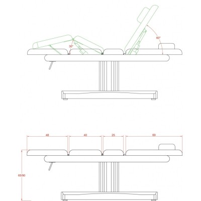 HS4238TB - Leżanka Vienna -Łóżka SPA- 