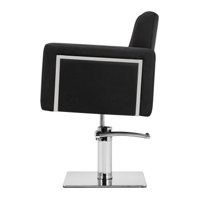 Gabbiano Fotel Fryzjerski Bergamo Czarny -Meble fryzjerskie- 