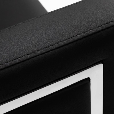 Gabbiano Fotel Fryzjerski Bergamo Czarny -Meble fryzjerskie- 