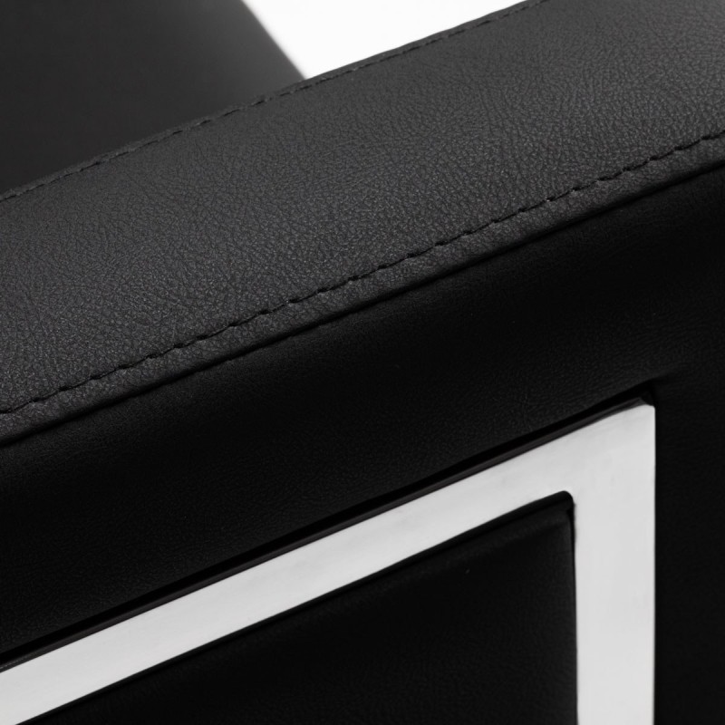 Gabbiano Fotel Fryzjerski Bergamo Czarny -Meble fryzjerskie- 