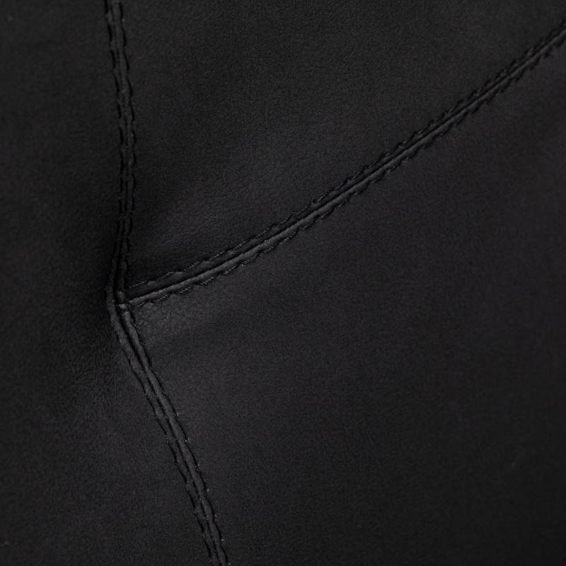 Gabbiano Fotel Fryzjerski Bergamo Czarny -Meble fryzjerskie- 