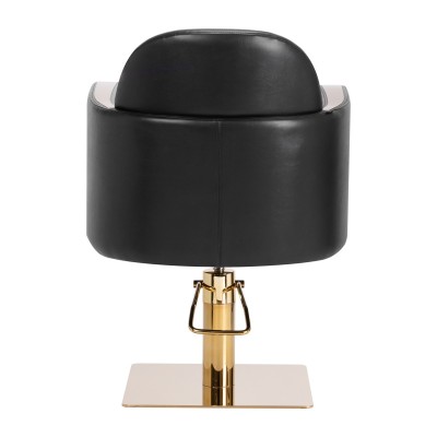 Gabbiano fotel fryzjerski Malaga złoto czarny -Meble fryzjerskie- 