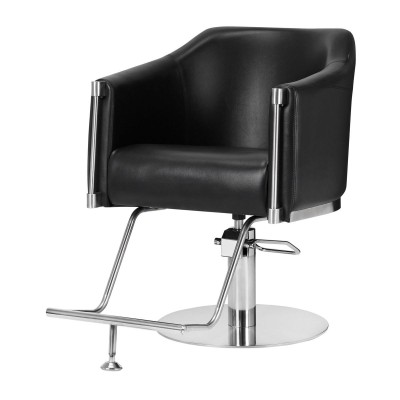 Gabbiano fotel fryzjerski Burgos czarny -Meble fryzjerskie- 