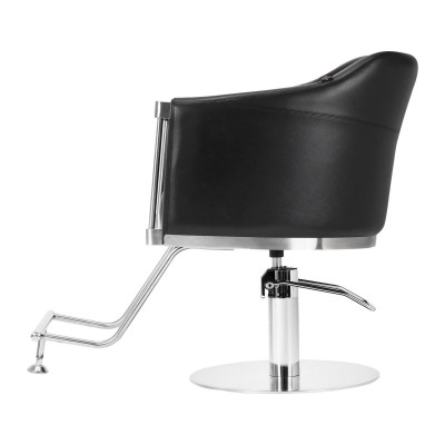 Gabbiano fotel fryzjerski Burgos czarny -Meble fryzjerskie- 