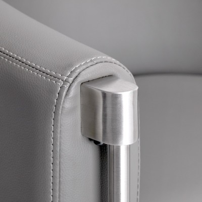 Gabbiano fotel fryzjerski Burgos szary -Meble fryzjerskie- 