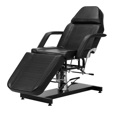 Black hydraulic cosmetic chair