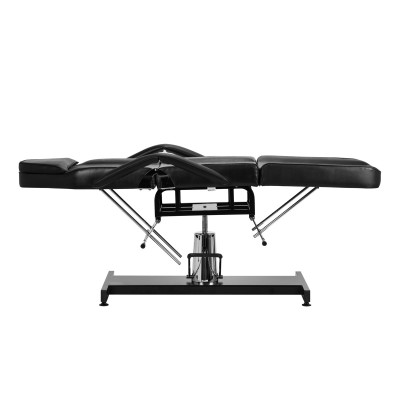 Black hydraulic adjustable salon chair