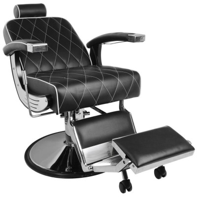 GABBIANO FOTEL BARBERSKI IMPERIAL CZARNY -Fotele barberskie- 
