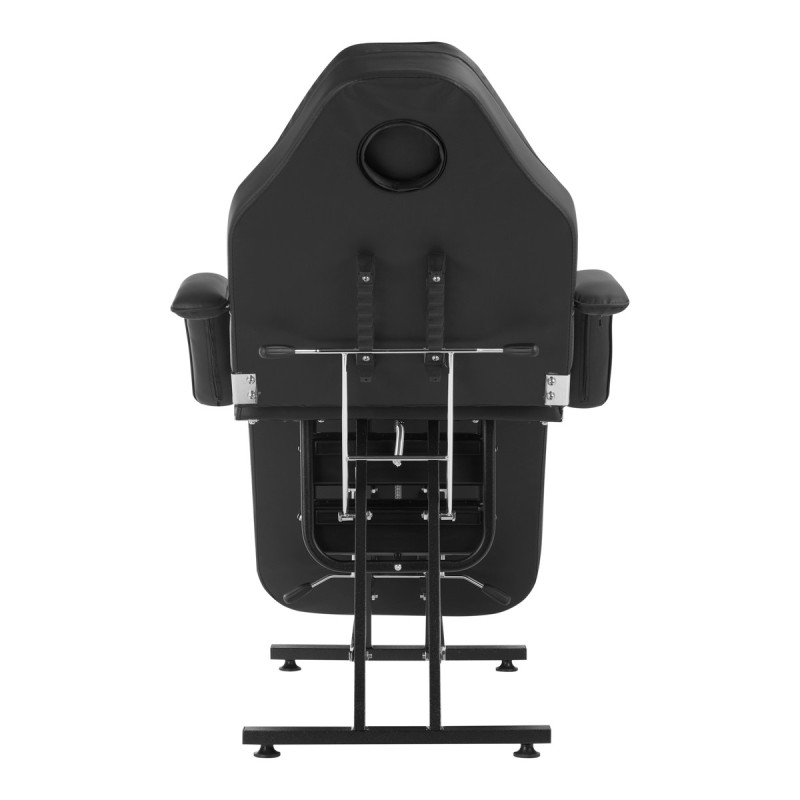 Fotel kosmetyczny Sillon z kuwetami czarny -Fotele kosmetyczne- 