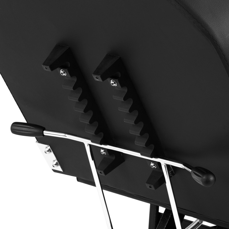 Fotel kosmetyczny Sillon z kuwetami czarny -Fotele kosmetyczne- 