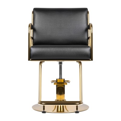 GABBIANO FOTEL FRYZJERSKI PRATO ZŁOTO - CZARNY -Fotele fryzjerskie- 