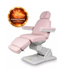 Fotel zabiegowy ANGEL Plus Rose z podgrzewaniem