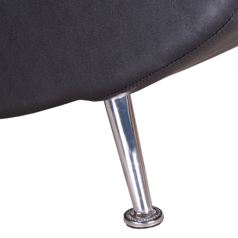 Kanapa do poczekalni Carini BD-6710 czarna -Recepcje- 