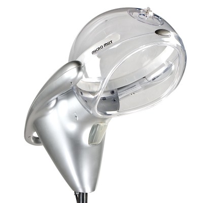 Adjustable hair steamer on stand