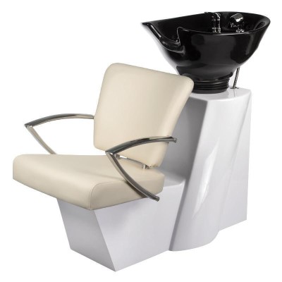 Myjnia fryzjerska LIVIO kremowa BH-8012 -Myjnie fryzjerskie- 