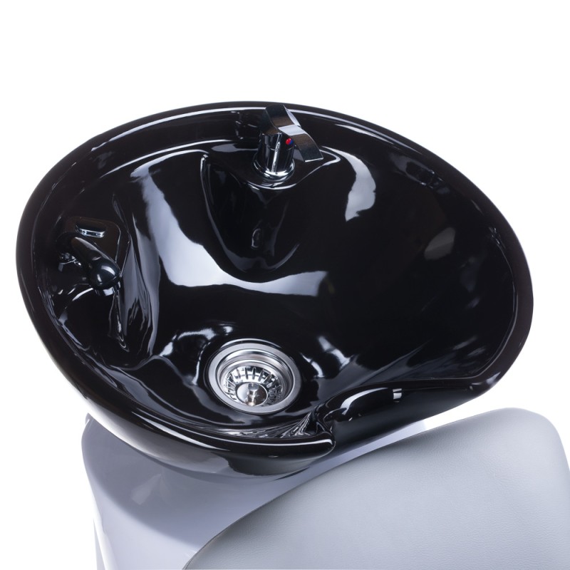 Myjnia fryzjerska LIVIO jasno szara BH-8012 -Myjnie fryzjerskie- 