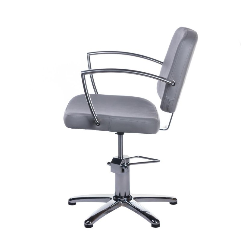 Fotel fryzjerski Dario jasno szary BH-8163 -Fotele fryzjerskie- 