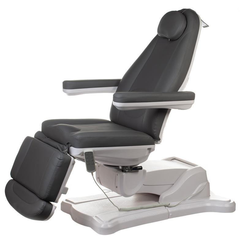 Elektryczny fotel kosmetyczny Mazaro BR-6672 Szary -Fotele kosmetyczne elektryczne- 