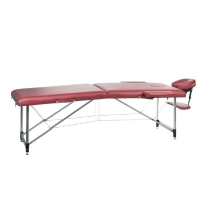 Stół do masażu i rehabilitacji BS-723 Burgund -Fotele do tatuażu, stoły do tatuażu - 